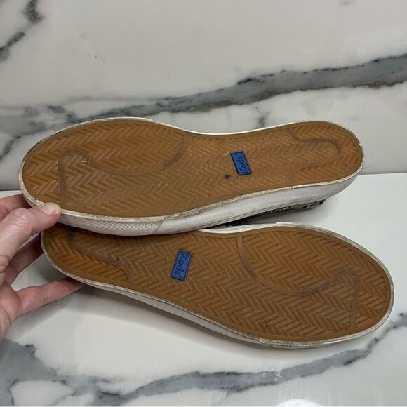 Keds | Women's Cream Black Snakeskin Memory Foam Jump Kick Shoes Sz 11 - Picture 6 of 7